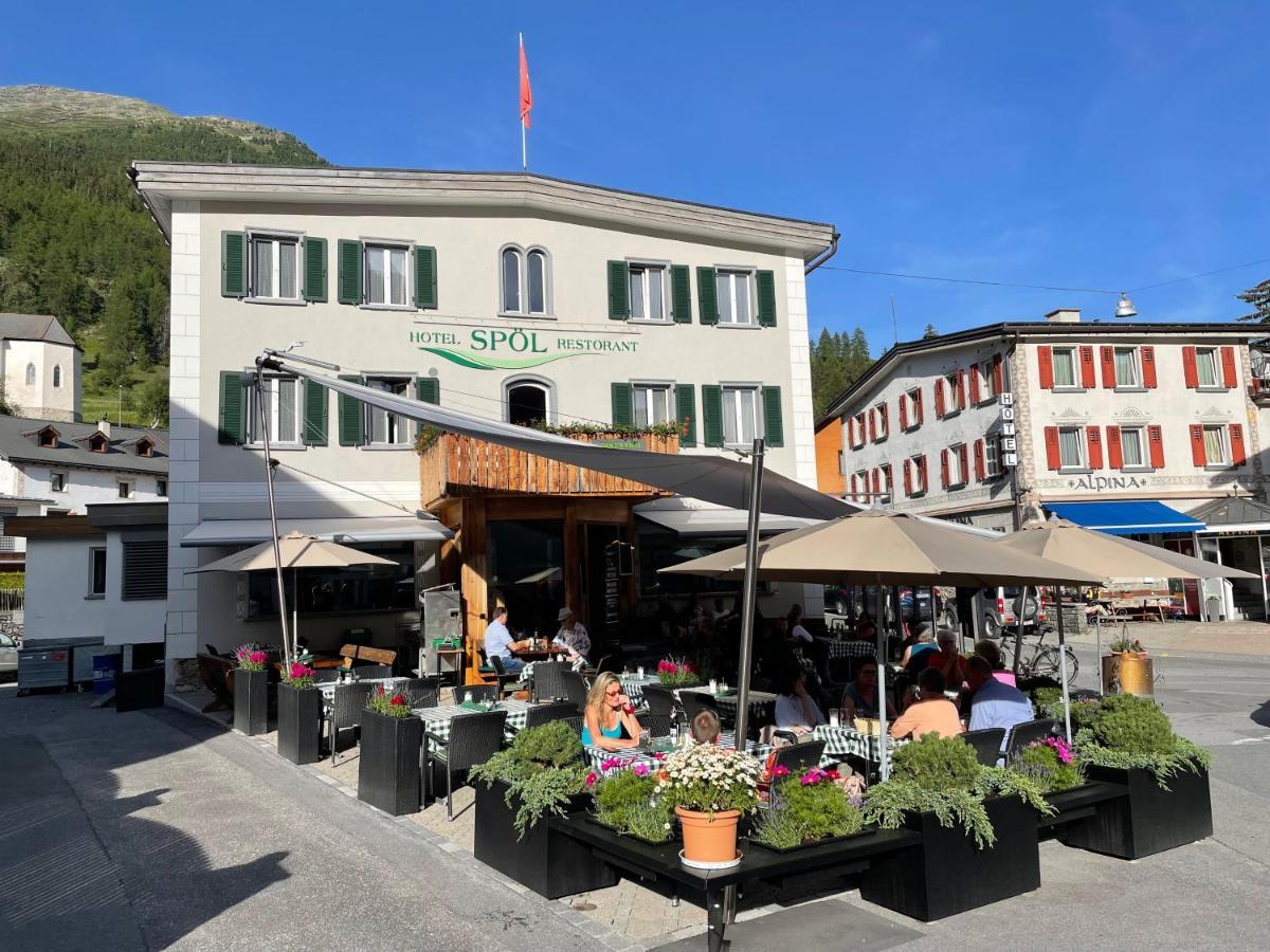 Hotel Spoel Restaurant Zernez Esterno foto