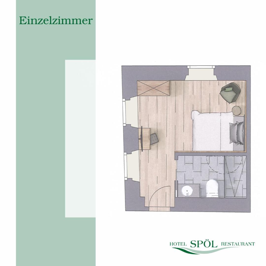 Hotel Spoel Restaurant Zernez Esterno foto